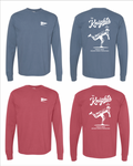 Adult Red & Blue Long Sleeve TShirt