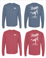 Adult Red & Blue Long Sleeve TShirt