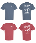 Adult Red & Blue Short Sleeve TShirt