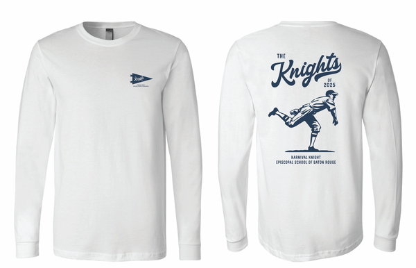 Youth & Adult White Long Sleeve TShirt