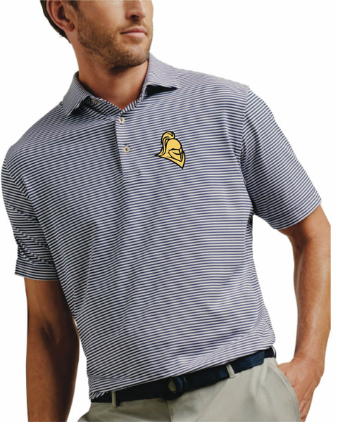 Peter Millar Polo Blue & White stripe-Knight head