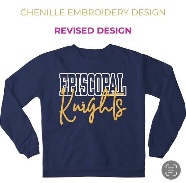 Episcopal Knights Chenille Sweatshirt (Uniform Approved)