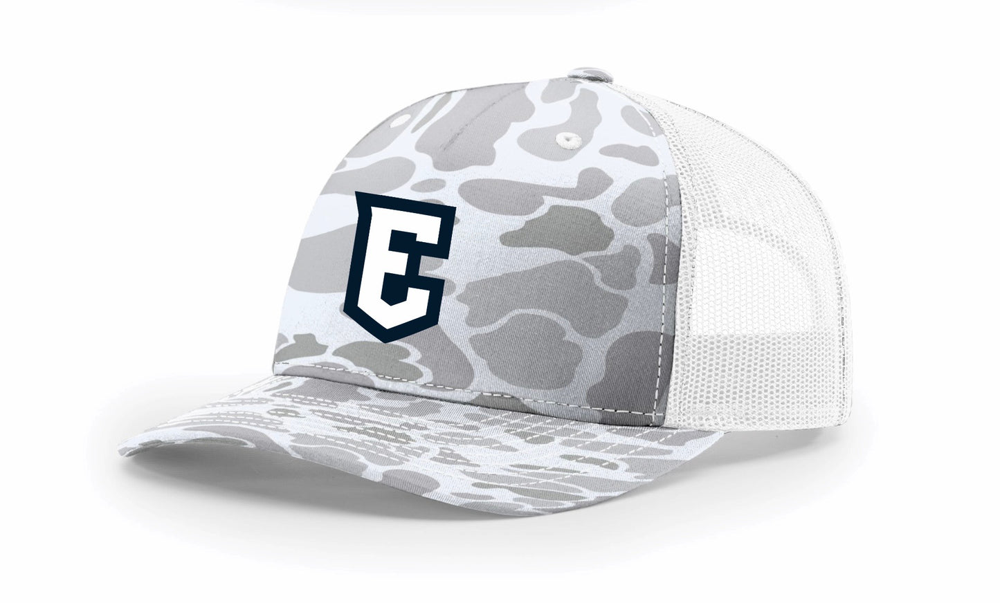 Richardson White Camo Hat with E