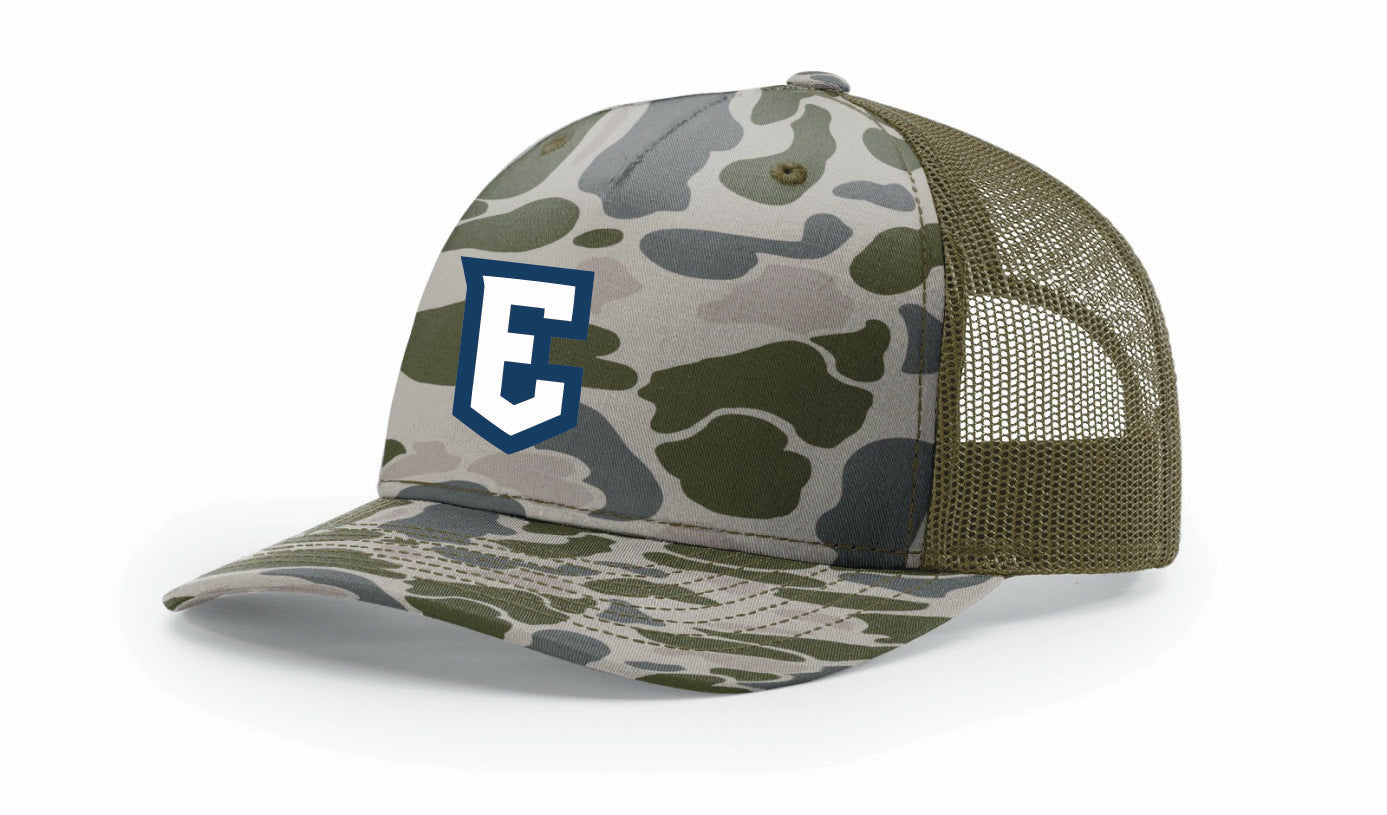 Richardson's Green Camo Hat with E
