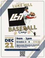 2nd Annual Luke Hill Baseball Camp