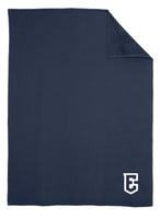 OVERSIZED Fleece Blanket With Embroidered Logo