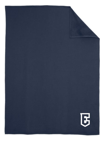 OVERSIZED Fleece Blanket With Embroidered Logo