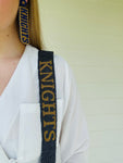 Knights Earrings & Purse Straps